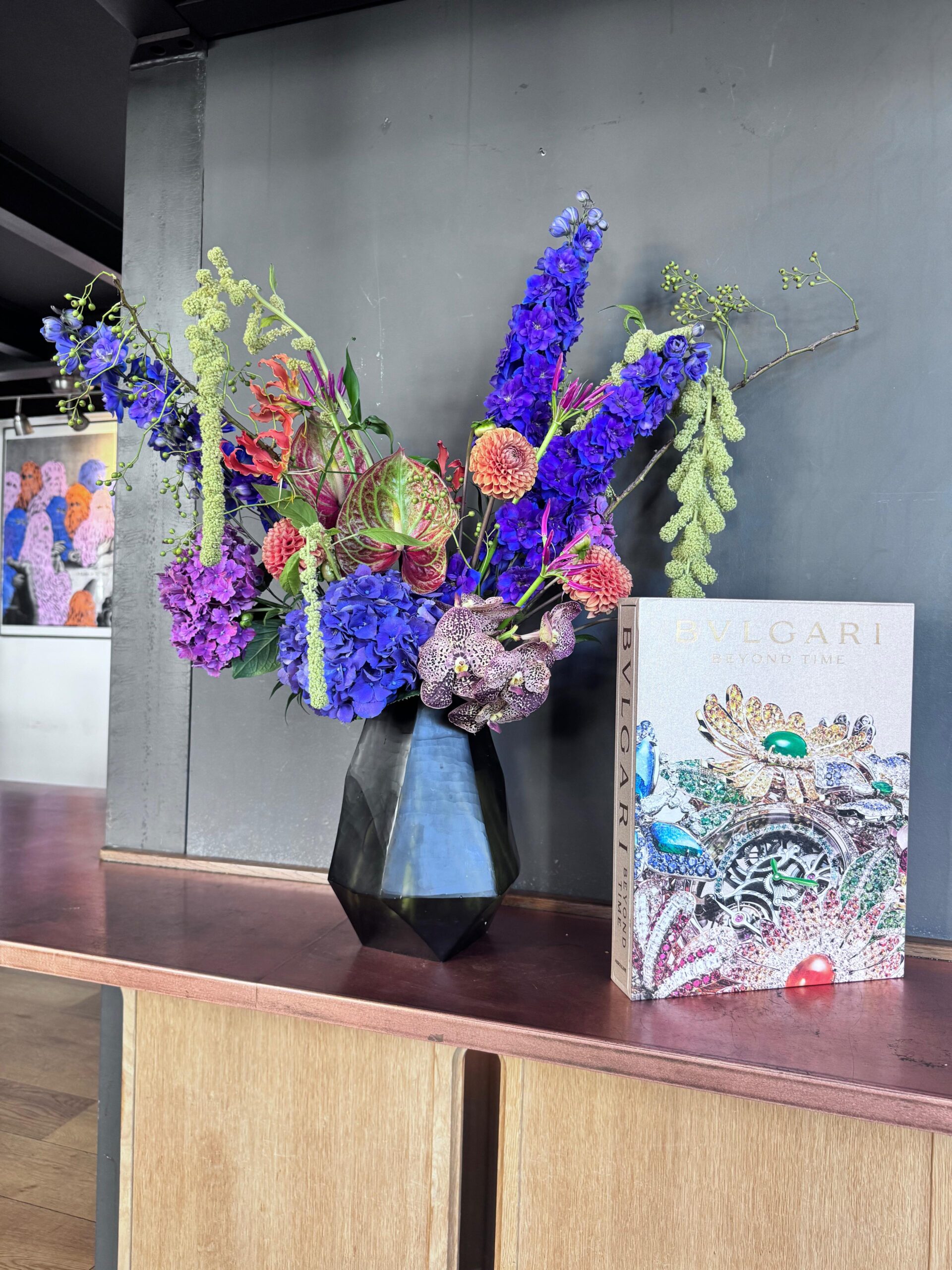 Composition florale de l’Atelier des Couleurs