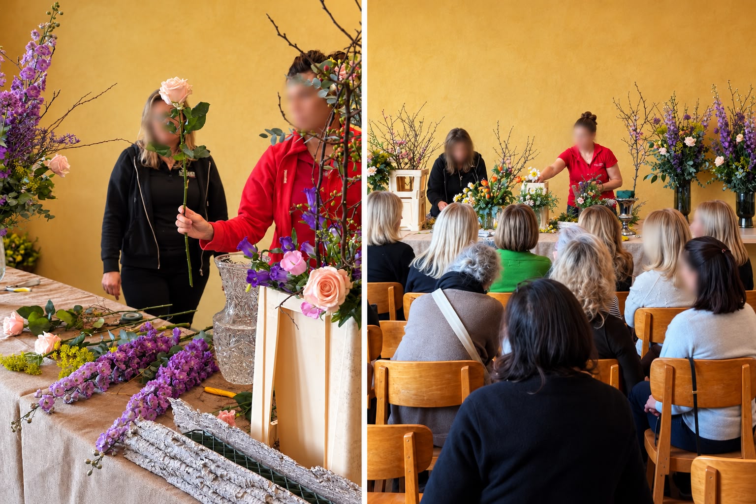 Atelier floral pour les particuliers et les célébrations